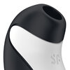  Вакуумно-волновой стимулятор с вибрацией Satisfyer Orca, черно-белый - Секс шоп в Челябинске, интернет магазин интимных товаров | Мулен Руж