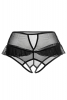 Эротические трусики с высокой посадкой Erolanta Lana, черный 741251 (46-48) - Секс шоп в Челябинске, интернет магазин интимных товаров | Мулен Руж