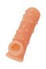 Насадка реалистичная KOKOS NUDE SLEEVE с дополнительной стимуляцией, TPE, телесна я, 14 см NS 002-L  - Секс шоп в Челябинске, интернет магазин интимных товаров | Мулен Руж
