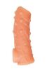 Насадка реалистичная KOKOS NUDE SLEEVE с дополнительной стимуляцией, TPE, телесна я, 14 см NS 002-L  - Секс шоп в Челябинске, интернет магазин интимных товаров | Мулен Руж