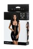 Платье Glossy MICHELLE из материала Wetlook с заклепками, черный, 955015-XL - Секс шоп в Челябинске, интернет магазин интимных товаров | Мулен Руж