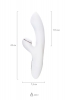 Вибратор Satisfyer Pro G-Spot Rabbit, с вакуум-волновым стимулятором, белый, 22 см.J2018-17 - Секс шоп в Челябинске, интернет магазин интимных товаров | Мулен Руж