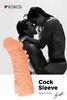 Насадка реалистичная KOKOS COCK SLEEVE с дополнительной стимуляцией, TPE, телесная, 15.6 см CS.007-L - Секс шоп в Челябинске, интернет магазин интимных товаров | Мулен Руж