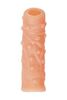 Насадка реалистичная KOKOS NUDE SLEEVE с дополнительной стимуляцией, TPE, телесна я, 14 см NS 002-L  - Секс шоп в Челябинске, интернет магазин интимных товаров | Мулен Руж