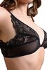 Бралетт Erolanta Odette с застежкой спереди, черный 742071 (54-56) - Секс шоп в Челябинске, интернет магазин интимных товаров | Мулен Руж
