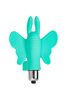Вибронасадка-бабочка на палец Eromantica Butterfly, силикон, мятный, 10 см 211205 - Секс шоп в Челябинске, интернет магазин интимных товаров | Мулен Руж