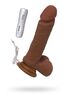 Реалистичный вибратор RealStick Elite Mulatto, коричневый, 16 см 981102-1 - Секс шоп в Челябинске, интернет магазин интимных товаров | Мулен Руж