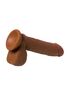 Реалистичный вибратор RealStick Elite Mulatto, коричневый, 16 см 981102-1 - Секс шоп в Челябинске, интернет магазин интимных товаров | Мулен Руж