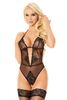 Боди SoftLine Collection Mona, черный, S/M 191116 - Секс шоп в Челябинске, интернет магазин интимных товаров | Мулен Руж