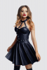 Платье Glossy Marisa из материала Wetlook, черное, 955064-S - Секс шоп в Челябинске, интернет магазин интимных товаров | Мулен Руж