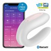 Вибромассажер для Пары Satisfyer Double Joy White 001708SA - Секс шоп в Челябинске, интернет магазин интимных товаров | Мулен Руж