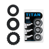 Набор из 3 Эрекционных колец Titan BI-210143 - Секс шоп в Челябинске, интернет магазин интимных товаров | Мулен Руж