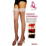 Чулки Beileisi белые арт. 2101 - Секс шоп в Челябинске, интернет магазин интимных товаров | Мулен Руж