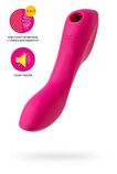 Вакуумно-клиторальный вибромассажер Satisfyer Curvy Trinity 3 красный - Секс шоп в Челябинске, интернет магазин интимных товаров | Мулен Руж