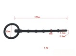 Расширитель уретры силикон с кольцом, длина-129мм, диаметр-5,5-8мм, арт. 28465 - Секс шоп в Челябинске, интернет магазин интимных товаров | Мулен Руж