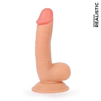 ФАЛЛОИМИТАТОР L рабочей части 125 мм D 35 мм, цвет телесный, TPE арт. ER-30062 - Секс шоп в Челябинске, интернет магазин интимных товаров | Мулен Руж