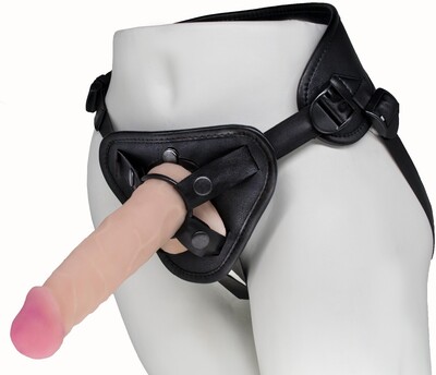 ПОЯС BEST UNI STRAP с 2-мя насадками 6" и 6" арт. 531303 - Секс шоп в Челябинске, интернет магазин интимных товаров | Мулен Руж