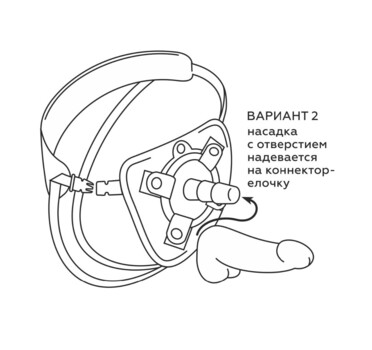 ПОЯС BEST UNI STRAP с 2-мя насадками 6" и 6" арт. 531303 - Секс шоп в Челябинске, интернет магазин интимных товаров | Мулен Руж