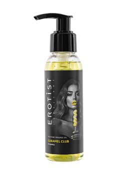 Разогревающее массажное масло Erotist Caramel Club Ананас, 100 мл. 541458 - Секс шоп в Челябинске, интернет магазин интимных товаров | Мулен Руж