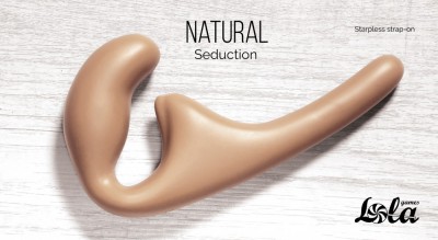 Безремневой анальный страпон Natural Seduction Beige 5010-01lola - Секс шоп в Челябинске, интернет магазин интимных товаров | Мулен Руж