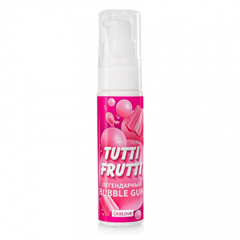 Интимный гель TUTTI-FRUTTI BUBBLE GUM 30 г арт. LB-30021 - Секс шоп в Челябинске, интернет магазин интимных товаров | Мулен Руж