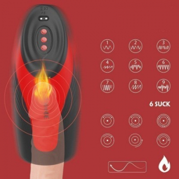 МАСТУРБАТОР С ВИБРАЦИЕЙ 9 реж.вибрации, режим вакуума, режим нагрева, L 192 мм, D 78 мм D внутр. 40 мм, вес 406 г арт. SHD-S209 - Секс шоп в Челябинске, интернет магазин интимных товаров | Мулен Руж