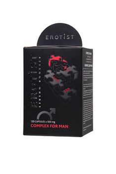 Капсулы Erotist COMPLEX FOR MAN, для улучшения эректильной функции, 120 капсул,544020 - Секс шоп в Челябинске, интернет магазин интимных товаров | Мулен Руж