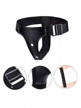 СТРАПОН С ВИБРАЦИЕЙ 10 режимов вибрации, L 200x125x125 мм D 50x35x35 мм, вес 283x130x130 г арт. EE-10304 - Секс шоп в Челябинске, интернет магазин интимных товаров | Мулен Руж