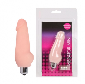 Вибратор - мини VIBRATOR MINI киберкожа L 95 мм D 28 мм арт. EE-10027 - Секс шоп в Челябинске, интернет магазин интимных товаров | Мулен Руж