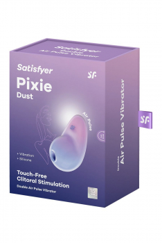 Вакуумный стимулятор клитора Satisfyer Pixie Dust, силикон, фиолетовый, 9,4 см J2018-272-2 - Секс шоп в Челябинске, интернет магазин интимных товаров | Мулен Руж
