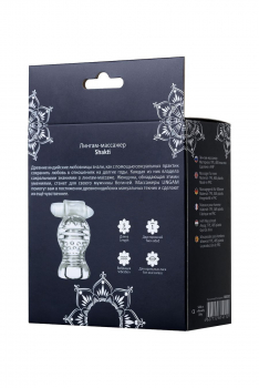 Мастурбатор нереалистичный Lingam by TOYFA Shakti, TPE, Прозрачный, 9 см 880202 - Секс шоп в Челябинске, интернет магазин интимных товаров | Мулен Руж