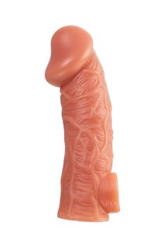 Насадка на пенис Kokos реалистик с фиксацией мошонки TPR 176*51, арт.CS.001-L - Секс шоп в Челябинске, интернет магазин интимных товаров | Мулен Руж