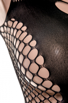 Боди-сетка Candy Girl Tiara бесшовное, нейлон, черный, OS 844006 - Секс шоп в Челябинске, интернет магазин интимных товаров | Мулен Руж