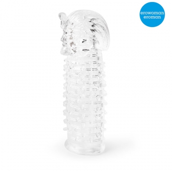 Насадка закрытая CRYSTAL SLEEVE ФАРАОН L 135 мм D 22 мм арт. EE-10010 - Секс шоп в Челябинске, интернет магазин интимных товаров | Мулен Руж